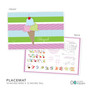 Yummy Ice Cream Custom Plate for Girls