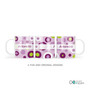 Circles and Circles Purple Custom Plate for Girls