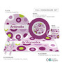 Circles and Circles Purple Custom Plate for Girls