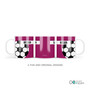 Soccer Fan Purple Custom Plate for Girls