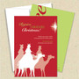 Front and back (optional) with white envelopes