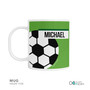 Soccer Fan Green Kids Plates