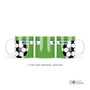 Soccer Fan Green Kids Plates
