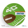 Football Fan Kids Plates