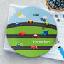 My Commute Personalized Melamine Plates