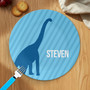 Dino And Me Blue Kids Plates