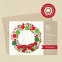 Shown with light kraft envelope and matching return address label