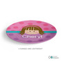 Just Like Me Girl Pink Custom Plate for Girls