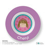 Just Like Me Girl Pink Custom Plate for Girls