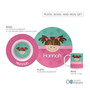 Just Like Me Girl Aqua Custom Plate for Girls
