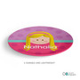 Just Like Me Girl Lavender Custom Plate for Girls