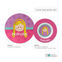 Just Like Me Girl Lavender Custom Plate for Girls