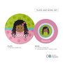 Just Like Me Girl Green Custom Plate for Girls