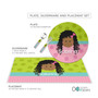 Just Like Me Girl Green Custom Plate for Girls