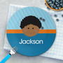 Just Like Me Boy Light Blue Kids Plates