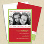 Front and back (optional) with white envelope