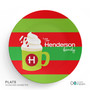 Yummy Hot Cocoa Personalized Christmas Plates
