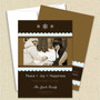 Front and back (optional) with white envelope