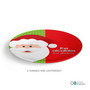 Mr. Santa Claus Personalized Christmas plates