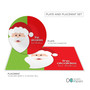 Mr. Santa Claus Personalized Christmas plates