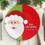 Mr. Santa Claus Personalized Christmas plates