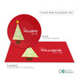 A Modern Kind Of Tree Personalized Christmas plates