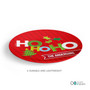 Ho Ho Xmas Here Personalized Christmas plates