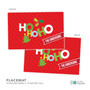 Ho Ho Xmas Here Personalized Christmas plates