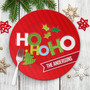 Ho Ho Xmas Here Personalized Christmas plates