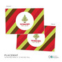 Fancy Xmas Tree Personalized Christmas plates