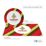 Fancy Xmas Tree Personalized Christmas plates