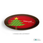 A Big Old Tree Personalized Christmas plates