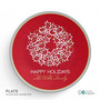 Xmas Elegance Personalized Christmas plates