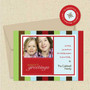Shown with light kraft envelope and matching return address label