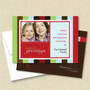 Front and back (optional) with white envelope