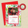 Shown with light kraft envelope and matching return address label