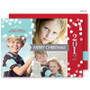 christmas cards personalized | Modern Snowfall Christmas Photo Cards by Spark & Spark