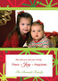 Merry Trendy Stars Christmas Photo Cards