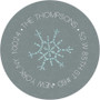 Sophisticated Snowflakes Christmas Address Labels