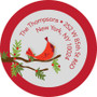Christmas Branches Christmas Address Labels