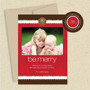 Shown with light kraft envelope and matching return address label
