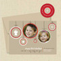 Shown with light kraft envelope and matching return address label