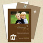 Front and back (optional) with white envelope
