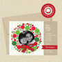 Shown with light kraft envelope and matching return address label