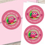 Owl Be Your Girlfriend Valentine Labels