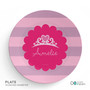 I Am A Pretty Princess Custom Plate for Girls