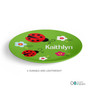Curious Lady Bug Custom Plate for Girls