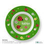 Curious Lady Bug Custom Plate for Girls