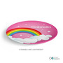 Dreamy Rainbow Custom Plate for Girls