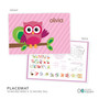 Owl Be Yours Pink Custom Plate for Girls